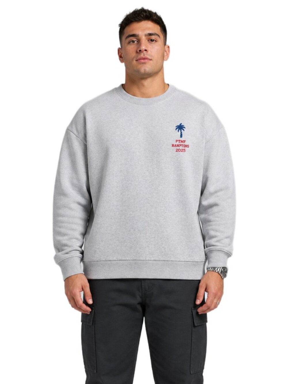 Palm Tree Crew Hamptons Lineup Crew Top